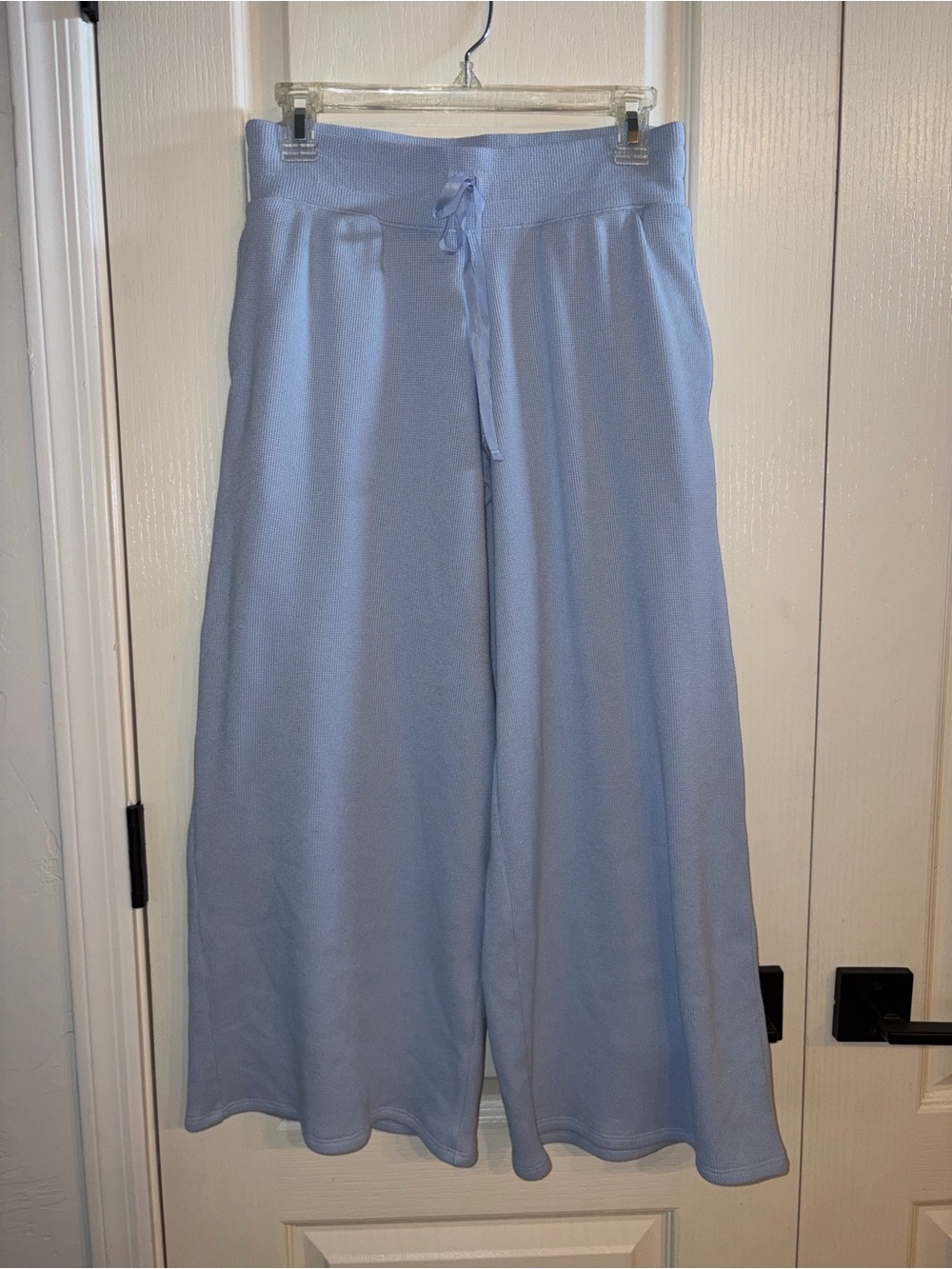 Gilly Hicks Light Blue Wide Leg Drawstring Pants